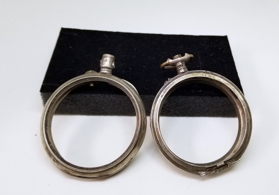 OSMANLI DÖNEMİ GÜMÜŞ CEP SAATİ KASA PARÇALARI