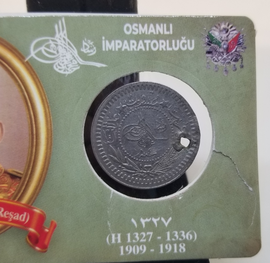 MEHMED REŞAD HAN DÖNEMİ KAPAMASINDA NİKEL 40 PARA