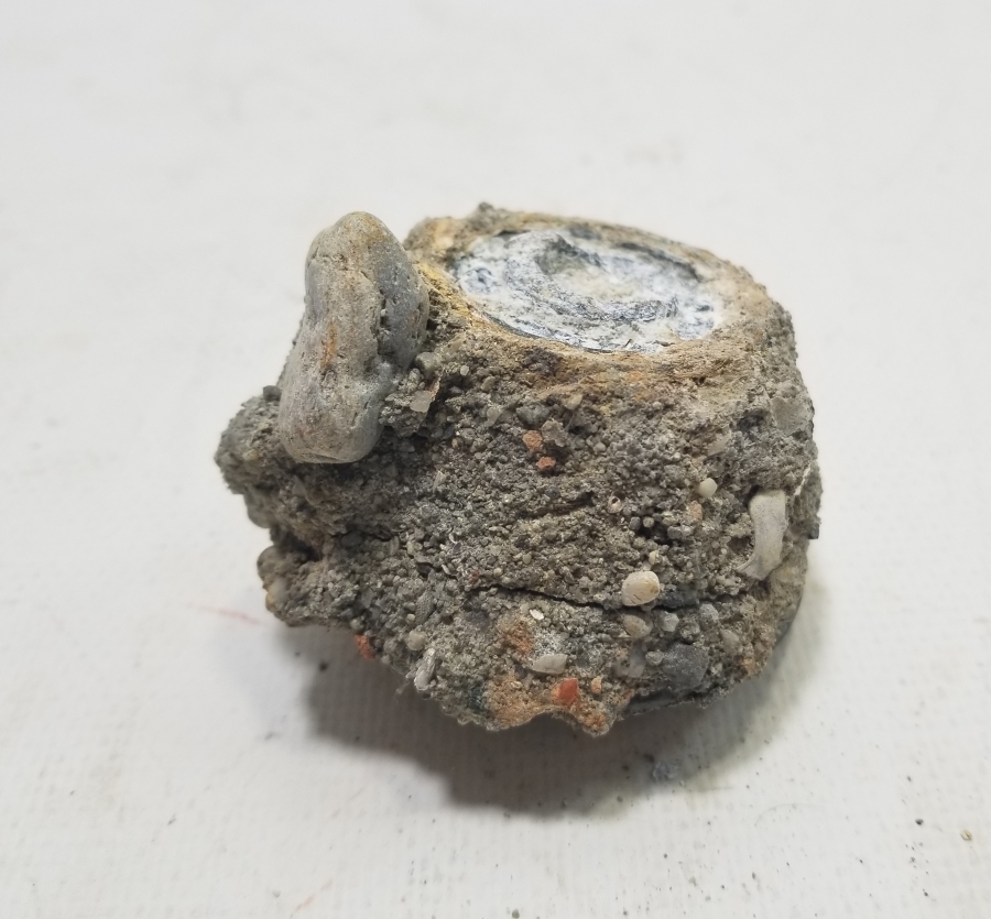 1. DÜNYA SAVAŞI DÖNEMİ FOSİLLEŞMİŞ OSMANLI TOP MERMİSİ BAŞLIĞI