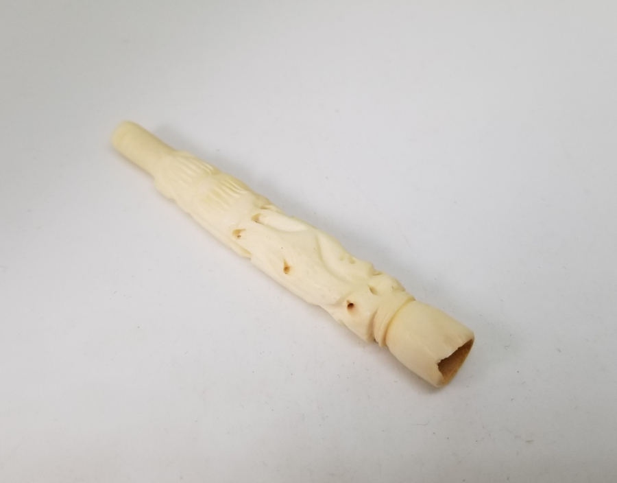 OSMANLI DÖNEMİ FİLDİŞİ SİGARA AĞIZLIĞI