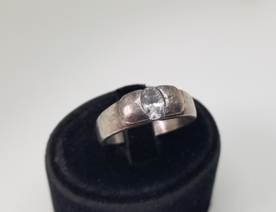 ELMAS KESİM MARGAZİT TAŞLI GÜMÜŞ YÜZÜK