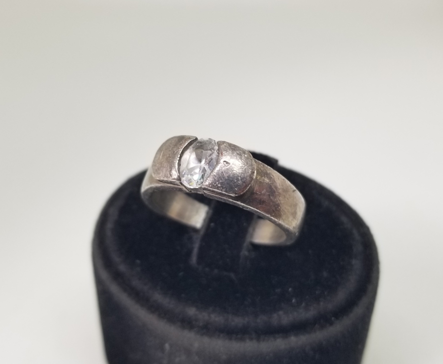 ELMAS KESİM MARGAZİT TAŞLI GÜMÜŞ YÜZÜK