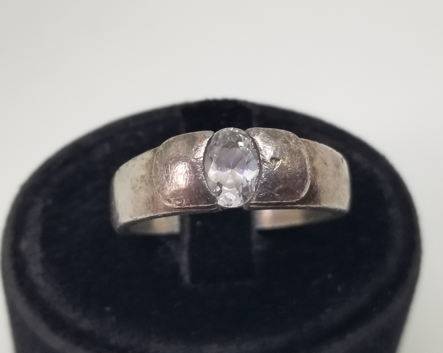 ELMAS KESİM MARGAZİT TAŞLI GÜMÜŞ YÜZÜK