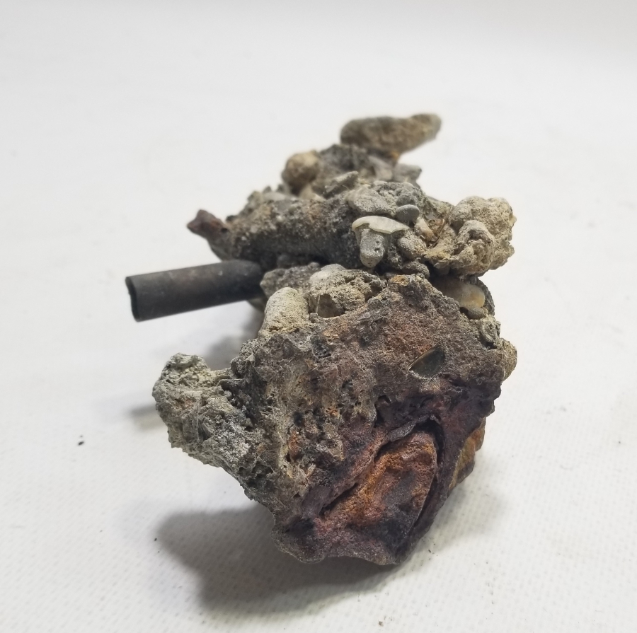 1. DÜNYA SAVAŞI DÖNEMİ FOSİLLEŞMİŞ OSMANLI MAVZER MERMİSİ KOVANI