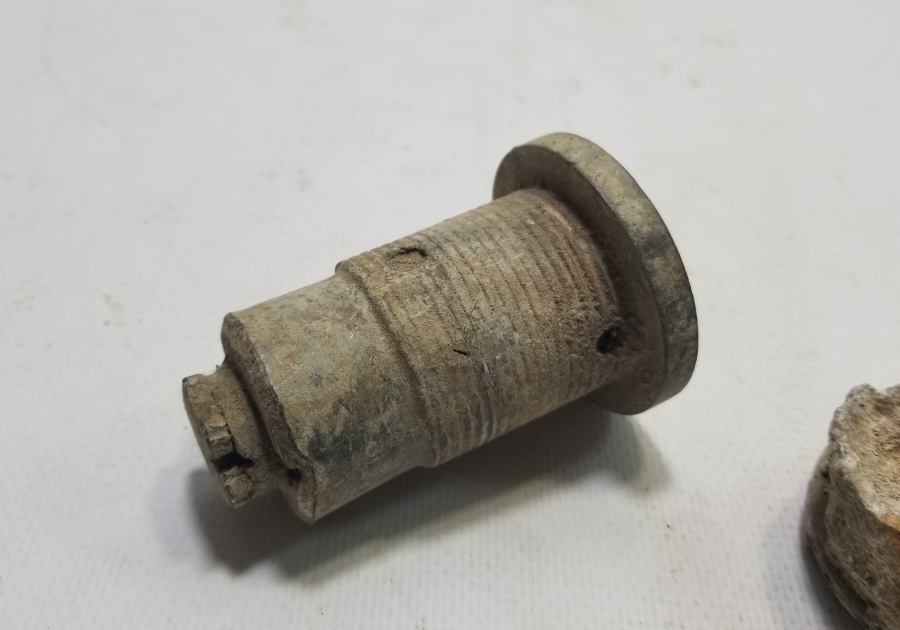 1. DÜNYA SAVAŞI DÖNEMİ İKİ ADET OSMANLI TOP MERMİSİ ATEŞLEME FÜNYESİ