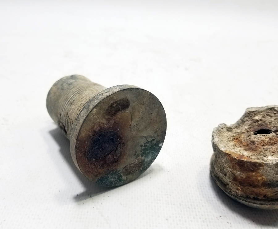 1. DÜNYA SAVAŞI DÖNEMİ İKİ ADET OSMANLI TOP MERMİSİ ATEŞLEME FÜNYESİ