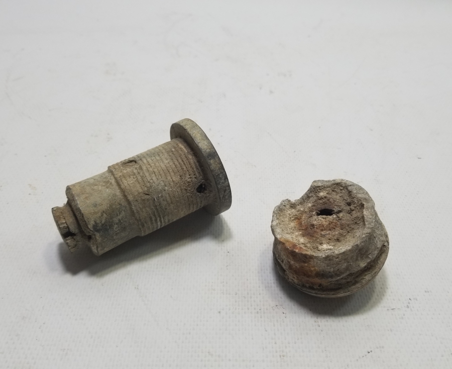 1. DÜNYA SAVAŞI DÖNEMİ İKİ ADET OSMANLI TOP MERMİSİ ATEŞLEME FÜNYESİ