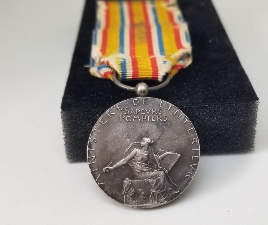 ORİJİNAL ASKISIYLA 1. DÜNYA SAVAŞI DÖNEMİ FRANSIZ GÜMÜŞ LİYAKAT MADALYASI