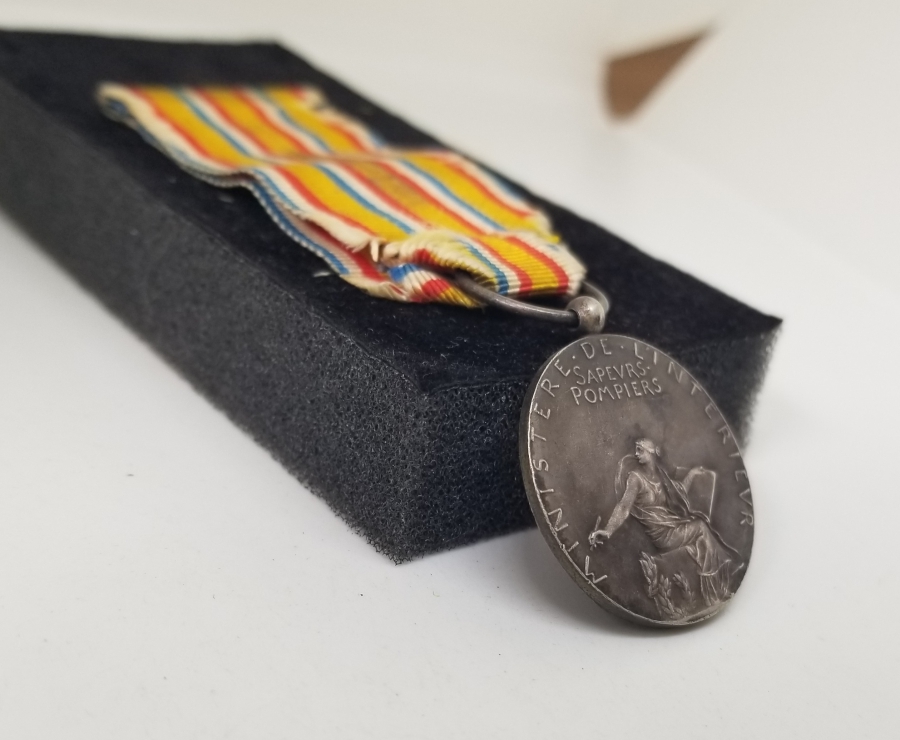 ORİJİNAL ASKISIYLA 1. DÜNYA SAVAŞI DÖNEMİ FRANSIZ GÜMÜŞ LİYAKAT MADALYASI