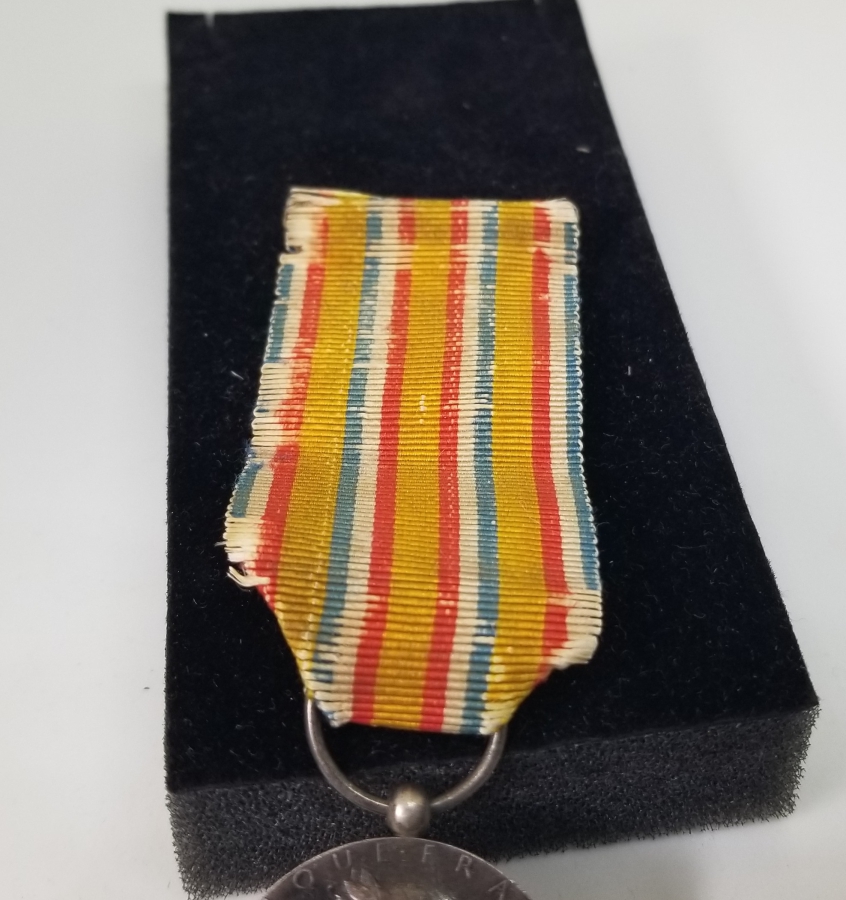 ORİJİNAL ASKISIYLA 1. DÜNYA SAVAŞI DÖNEMİ FRANSIZ GÜMÜŞ LİYAKAT MADALYASI