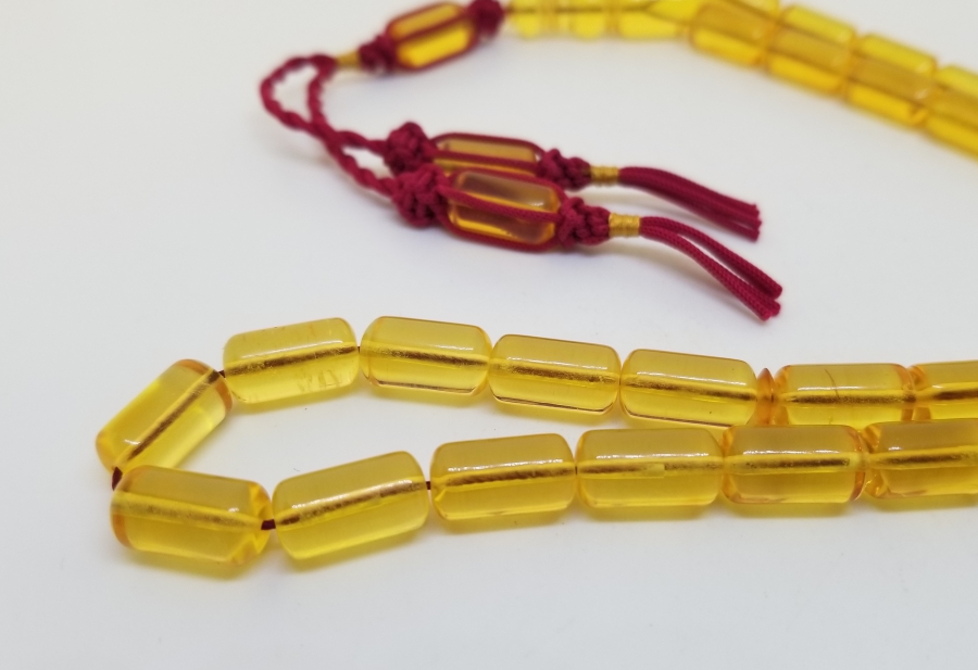 ÖZEL YAPIM DAMLA KEHRİBAR TESPİH