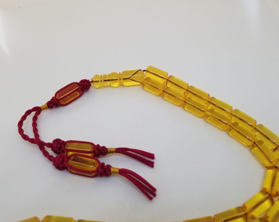 ÖZEL YAPIM DAMLA KEHRİBAR TESPİH