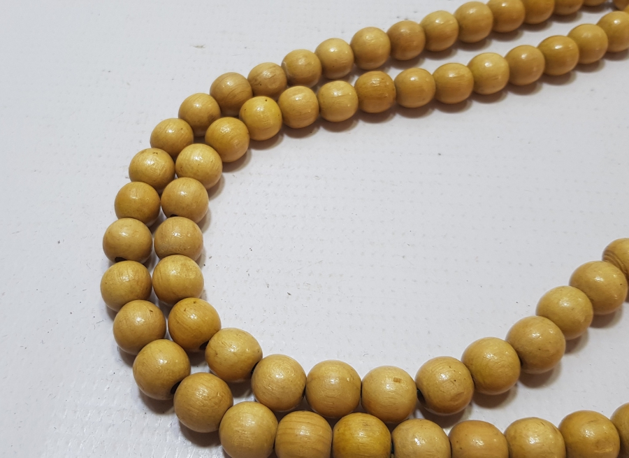 EL YAPIMI OSMANLI DÖNEMİ AHŞAP GERDANLIK