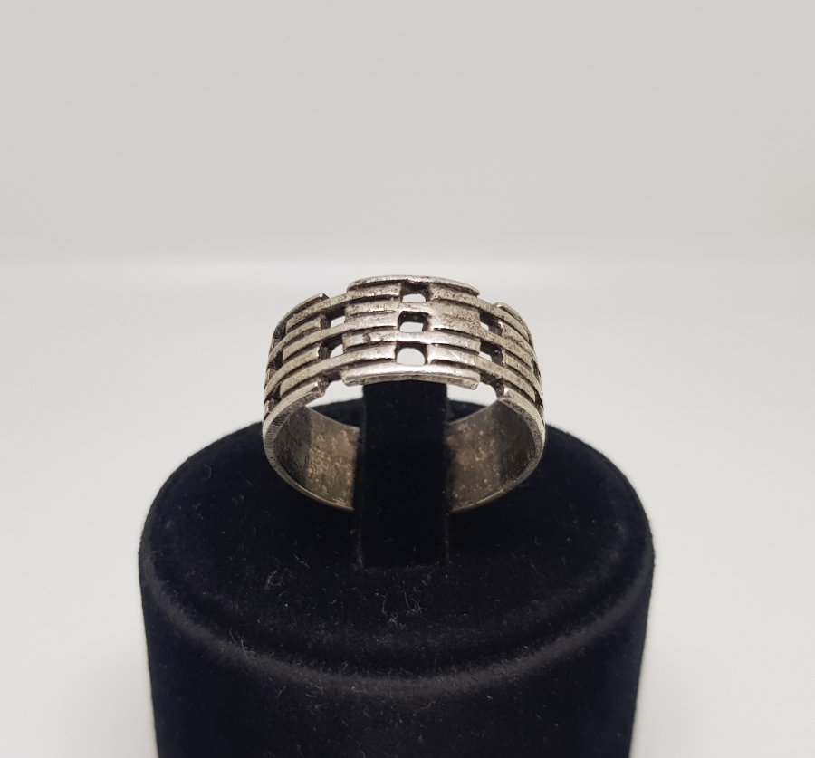 KABARTMA İŞÇİLİKLİ GÜMÜŞ ALYANS