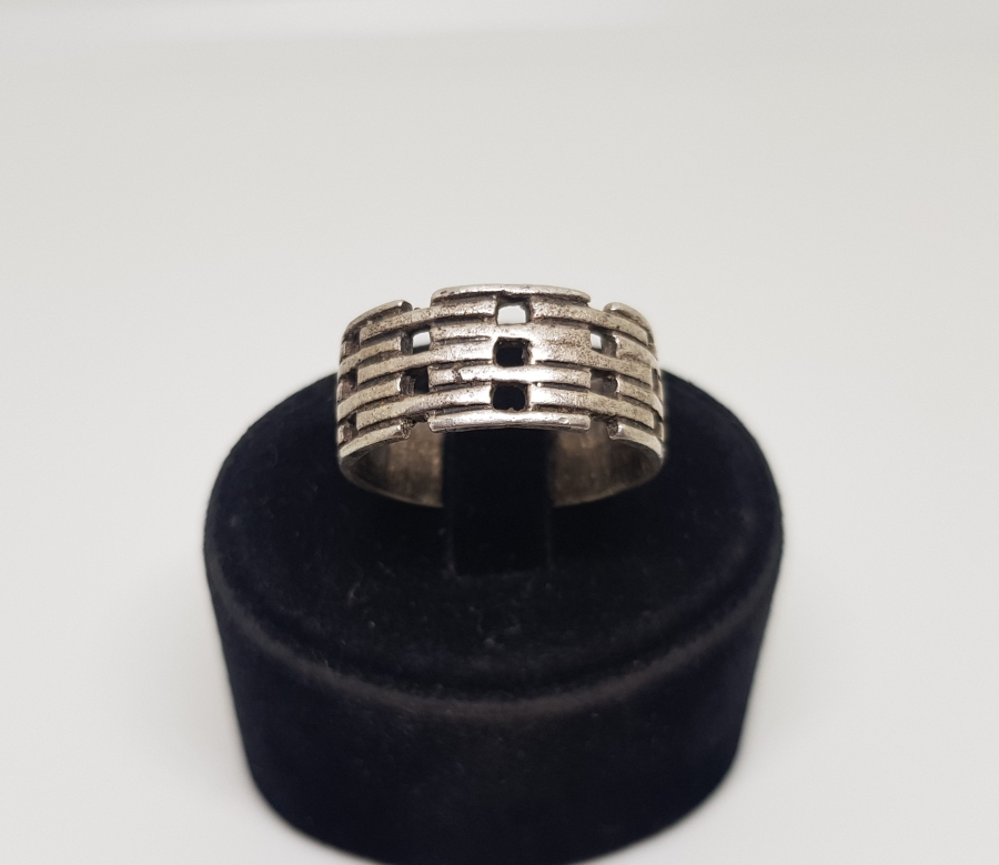 KABARTMA İŞÇİLİKLİ GÜMÜŞ ALYANS