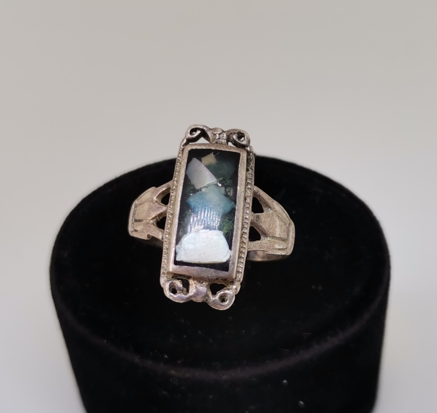 KABARTMA İŞÇİLİKLİ ÖZEL YAPIM GÜMÜŞ YÜZÜK