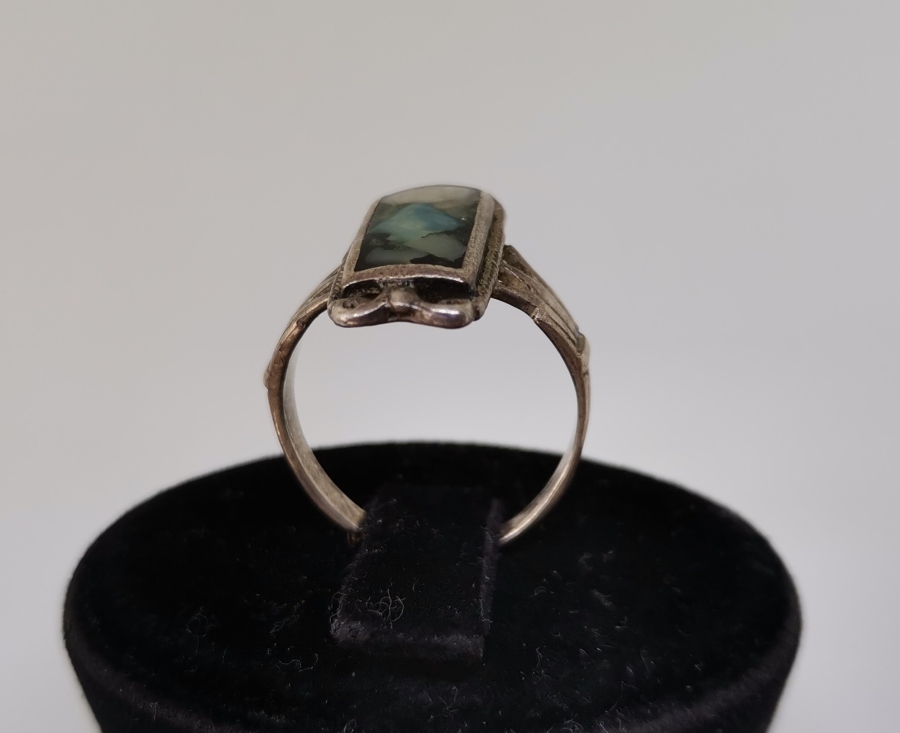 KABARTMA İŞÇİLİKLİ ÖZEL YAPIM GÜMÜŞ YÜZÜK