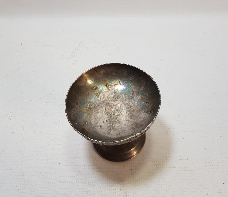 ÜZERİ ERMENİCE YAZILI OSMANLI DÖNEMİ VAFTİZ KADEHİ