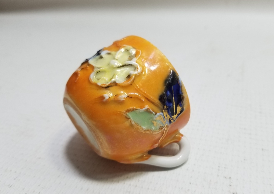 OSMANLI PAZARI İÇİN YAPILMIŞ ÜZERİ ALTIN VERMEYLİ FİNCAN