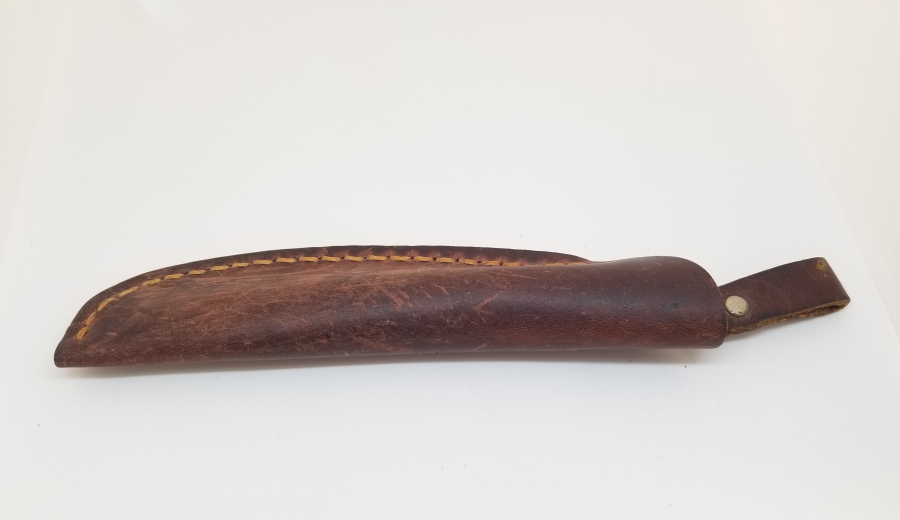 ORİJİNAL DERİ KILIFINDA ANTİKA KAMPÇI BIÇAĞI