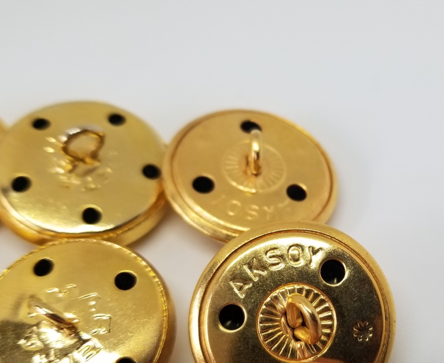 ÜZERİ ALTI VERMEYLİ ANTİKA SUBAY DÜĞMELERİ LOTU