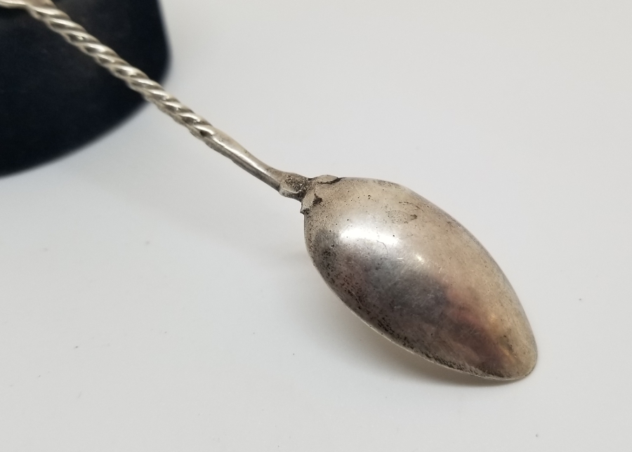 SAPI OSMANLICA YAZILI OSMANLI DÖNEMİ GÜMÜŞ KAŞIK