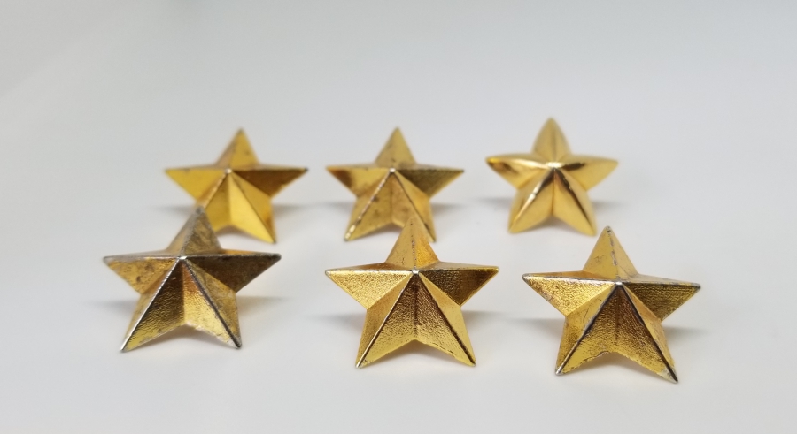 ÜZERLERİ ALTIN VERMEYLİ PAŞA APOLET YILDIZLARI LOTU