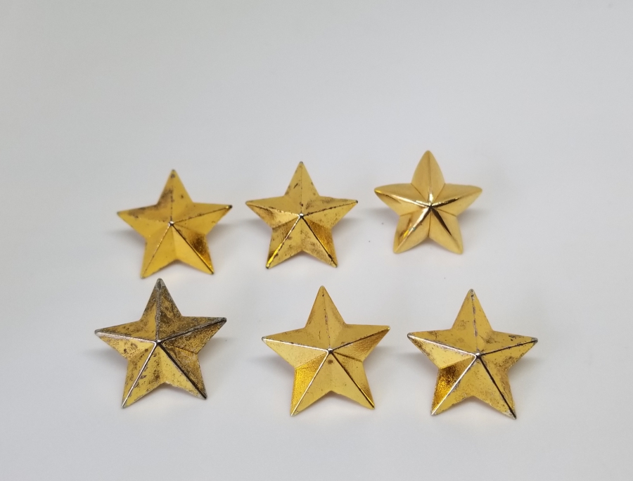 ÜZERLERİ ALTIN VERMEYLİ PAŞA APOLET YILDIZLARI LOTU