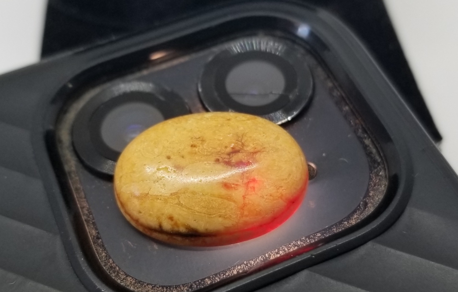 KAYA DAMLA KEHRİBAR YÜZÜK KAŞI