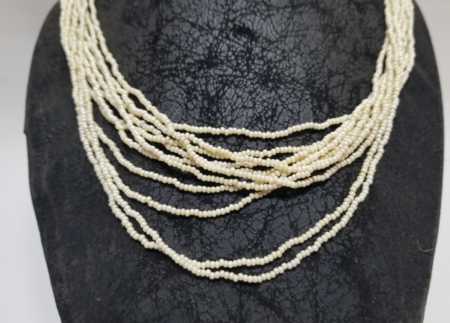 OSMANLI DÖNEMİ İNCİ FORMLU OPAL GERDANLIK