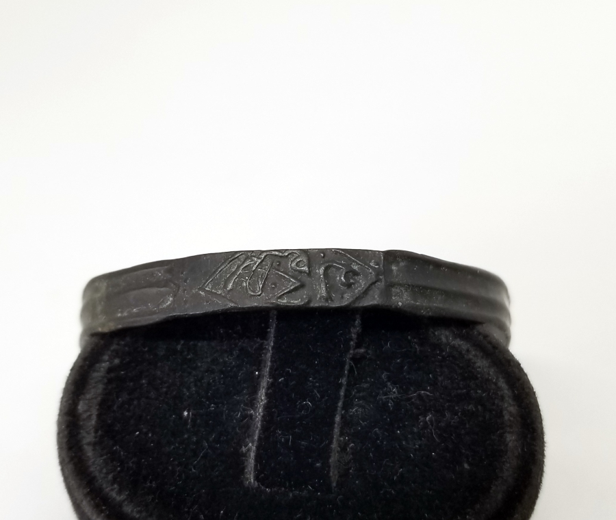 1800 BAŞLARI ÜZERİ OSMANLICA YAZILI NADİR TILSIMLI ERKEK BİLEKLİĞİ - NADİR