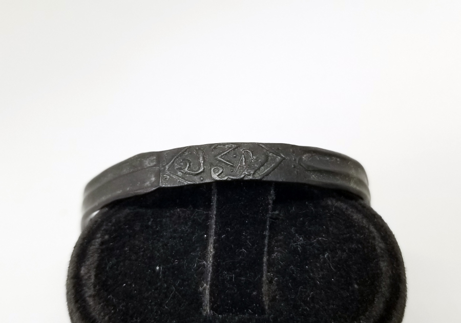 1800 BAŞLARI ÜZERİ OSMANLICA YAZILI NADİR TILSIMLI ERKEK BİLEKLİĞİ - NADİR