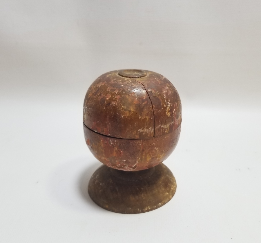 ÜZERİ KÖK BOYALI OSMANLI DÖNEMİ NADİR TEKKE İŞİ TESPİH KUTUSU