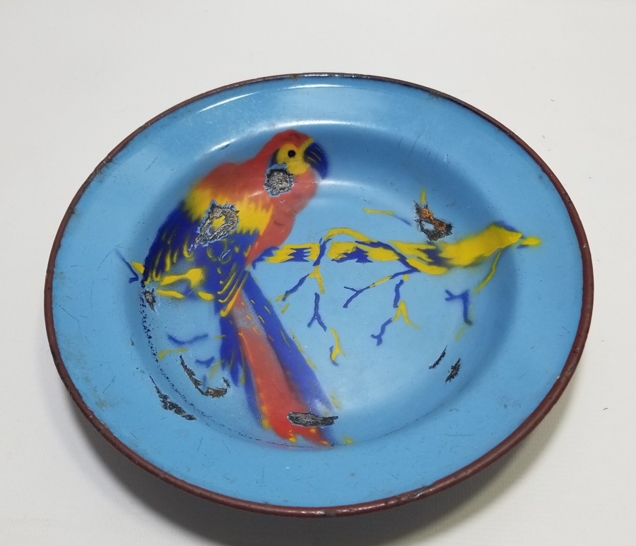 NADİR TİPTE OSMANLI DÖNEMİ EMAYE KASE