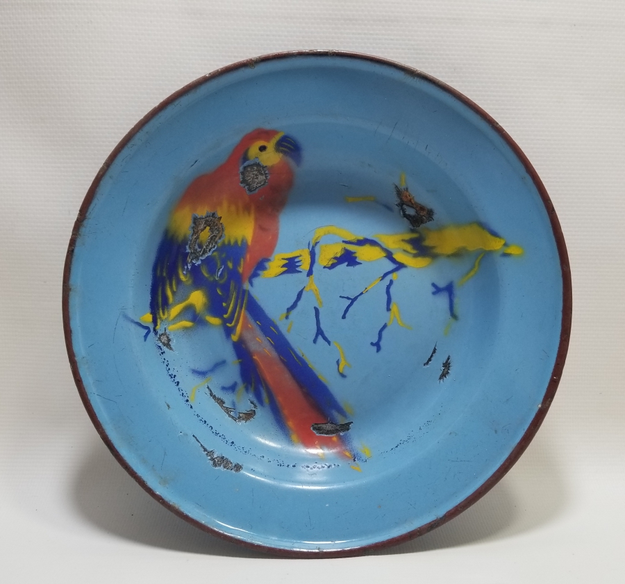 NADİR TİPTE OSMANLI DÖNEMİ EMAYE KASE