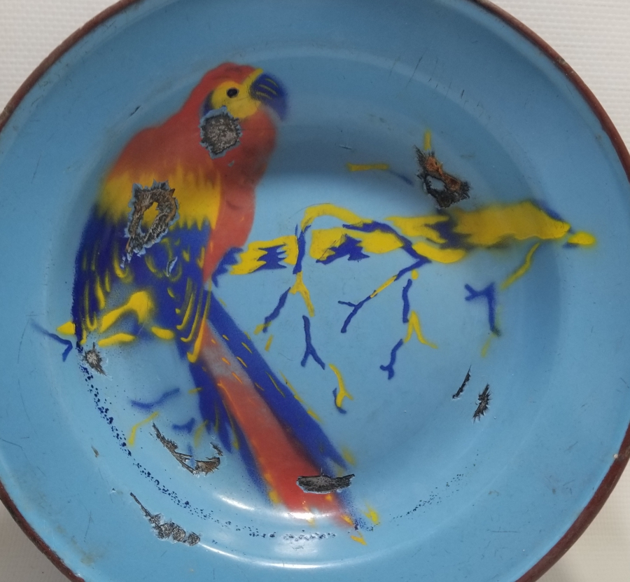 NADİR TİPTE OSMANLI DÖNEMİ EMAYE KASE