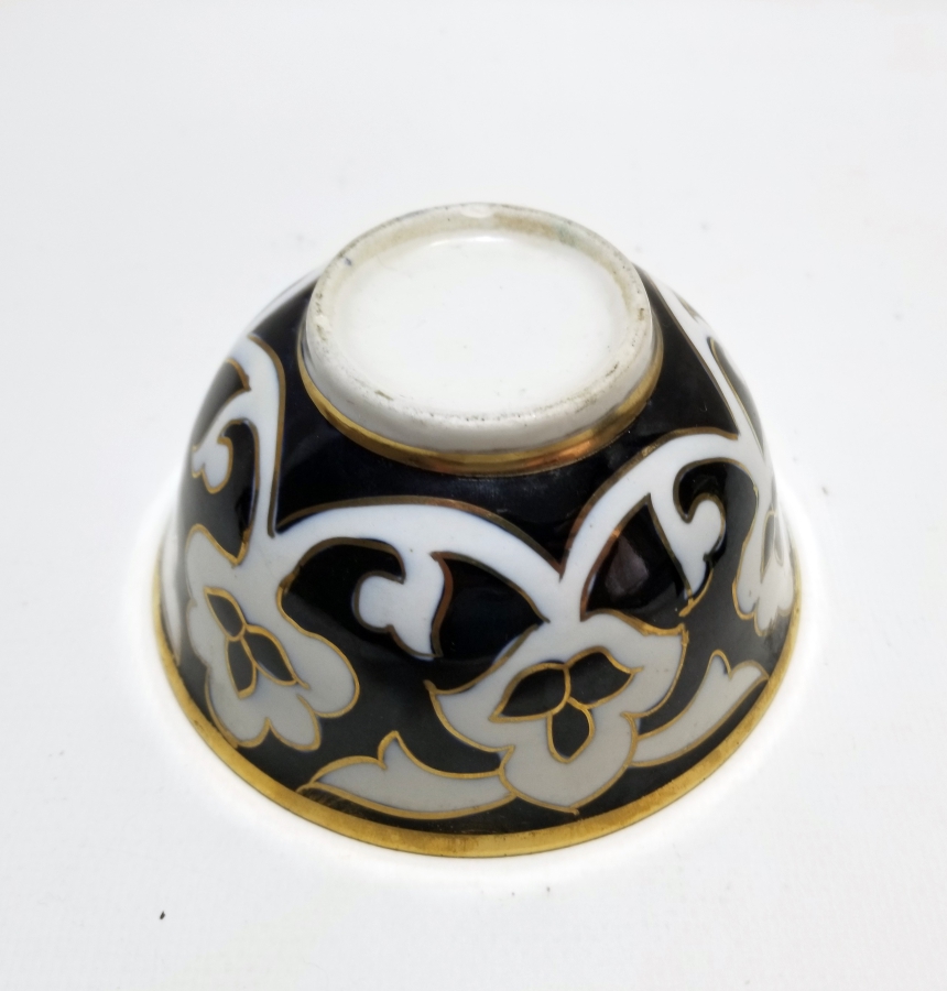 ÜZERİ ALTIN VARAKLI OSMANLI DÖNEMİ PORSELEN KASE