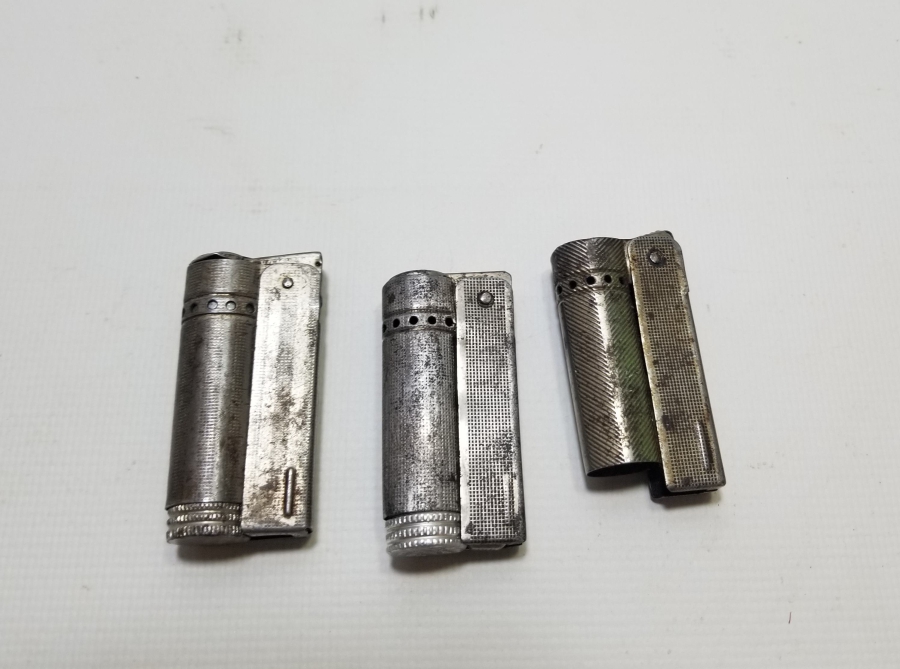 ÜÇ ADET ANTİKA MUHTAR ÇAKMAĞI