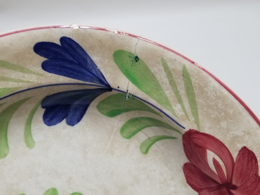 OSMANLI DÖNEMİ EL BOYAMA PAPATYALI TABAK