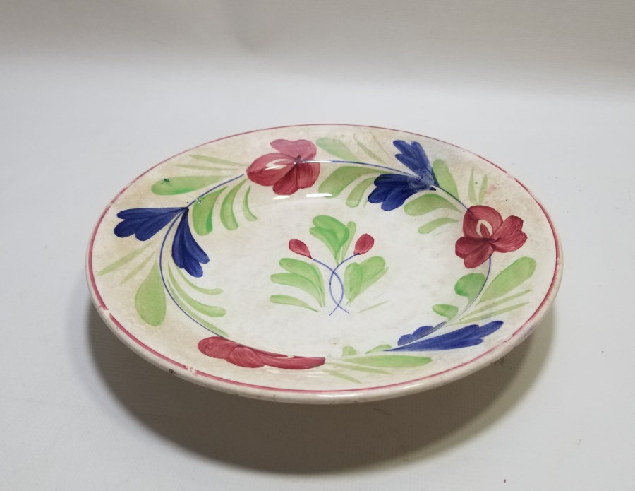OSMANLI DÖNEMİ EL BOYAMA PAPATYALI TABAK