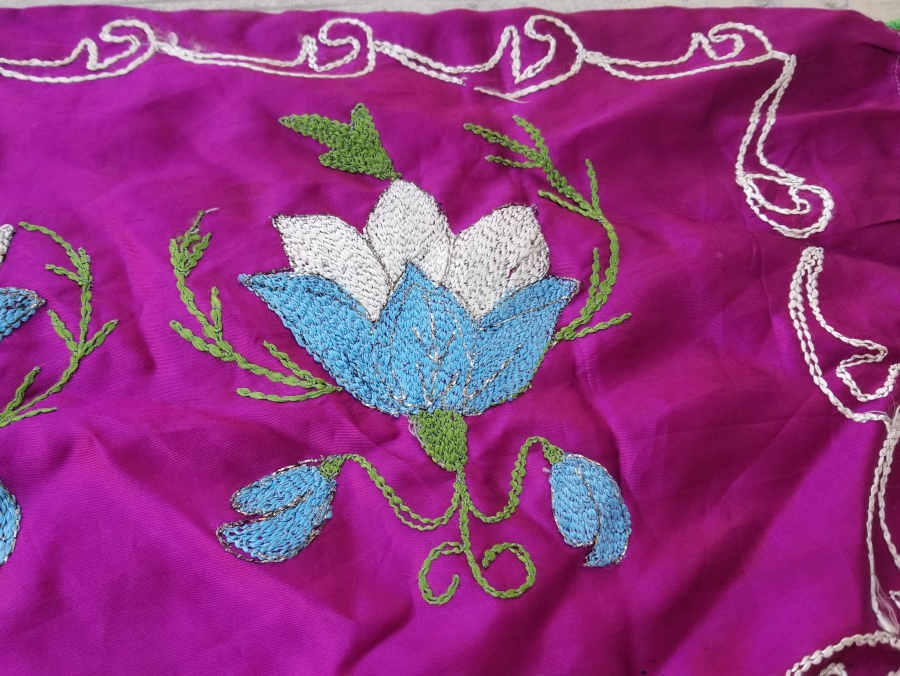 SUZANİ İŞÇİLİKLİ ANTİKA ÇİFT YASTIK TAKIMI