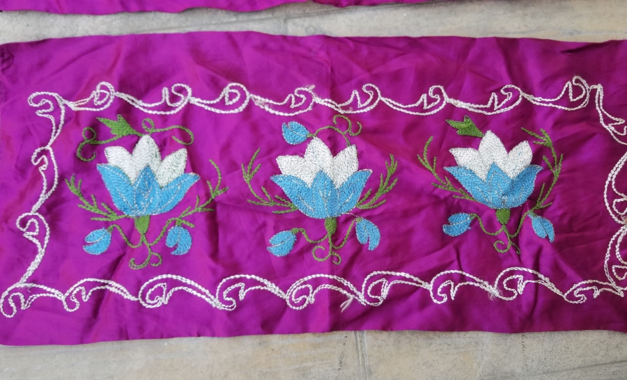 SUZANİ İŞÇİLİKLİ ANTİKA ÇİFT YASTIK TAKIMI