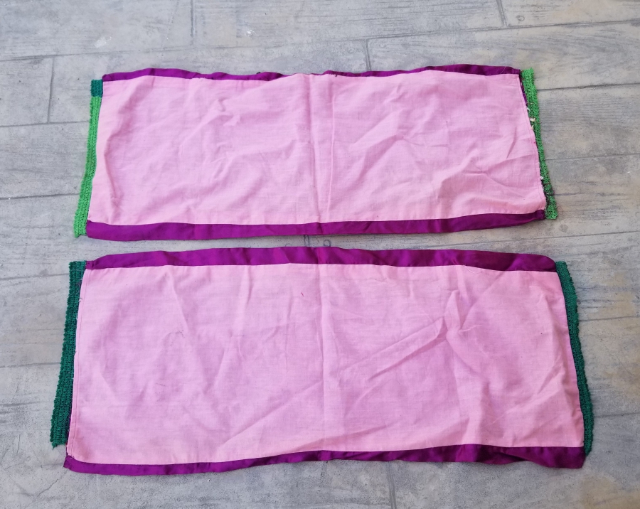 SUZANİ İŞÇİLİKLİ ANTİKA ÇİFT YASTIK TAKIMI