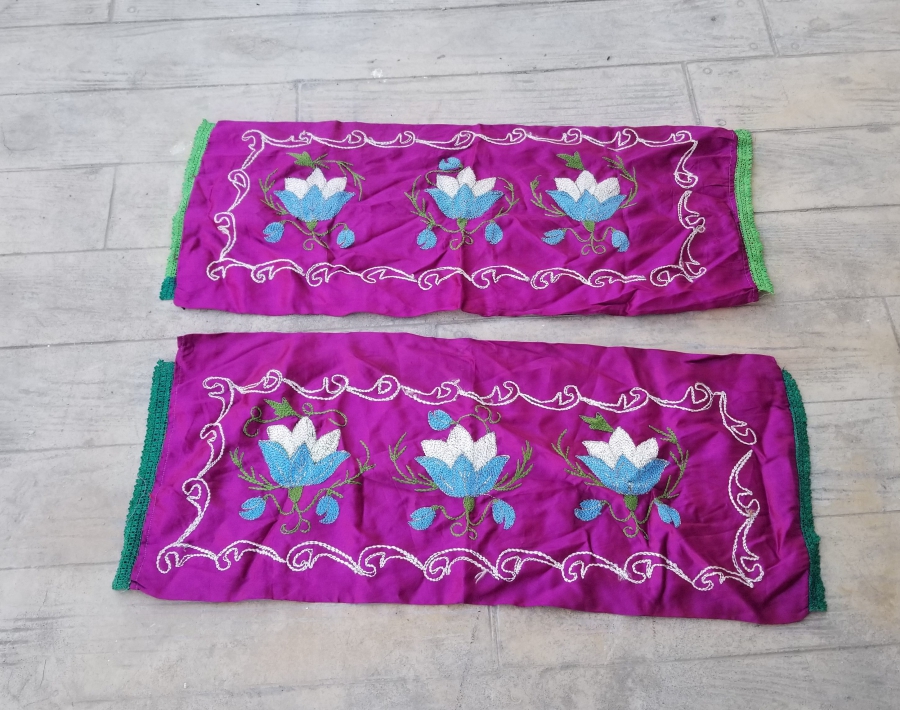 SUZANİ İŞÇİLİKLİ ANTİKA ÇİFT YASTIK TAKIMI