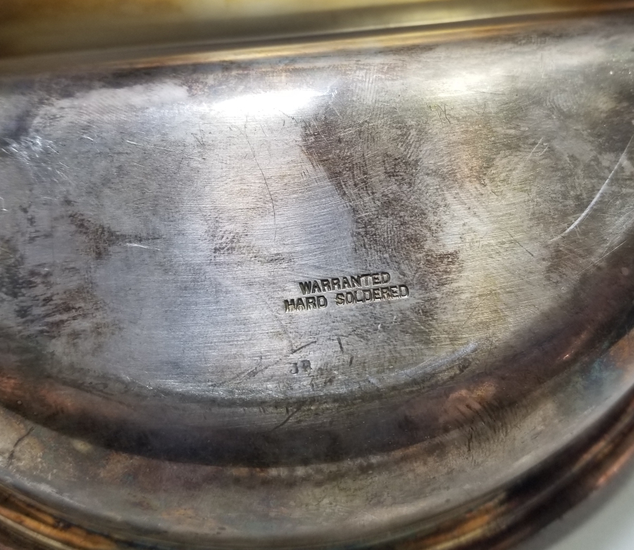 GÜMÜŞ KAPLAMA ANTİKA İKİLİ İKRAMLIK