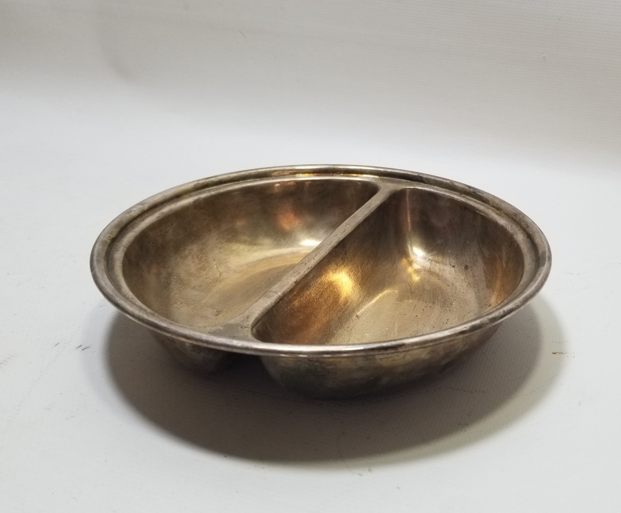 GÜMÜŞ KAPLAMA ANTİKA İKİLİ İKRAMLIK