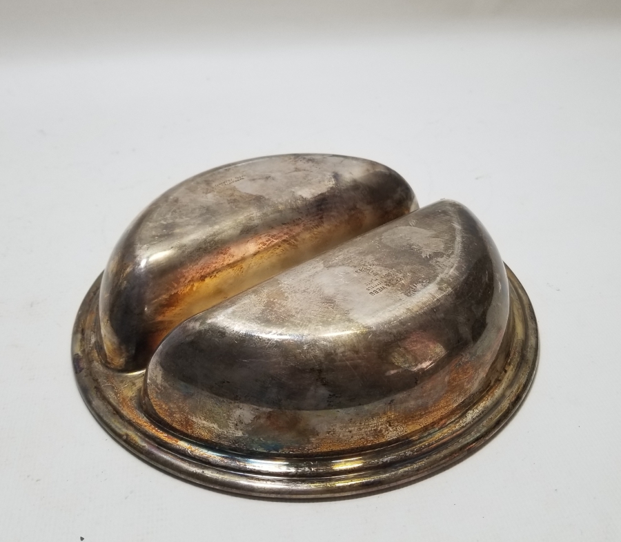 GÜMÜŞ KAPLAMA ANTİKA İKİLİ İKRAMLIK