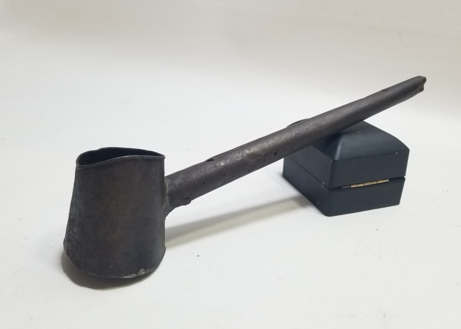 OSMANLI DÖNEMİ SÜLEYMANİYE İŞİ EL YAPIMI ÇOK NADİR SEYYAR KAHVECİ CEZVESİ