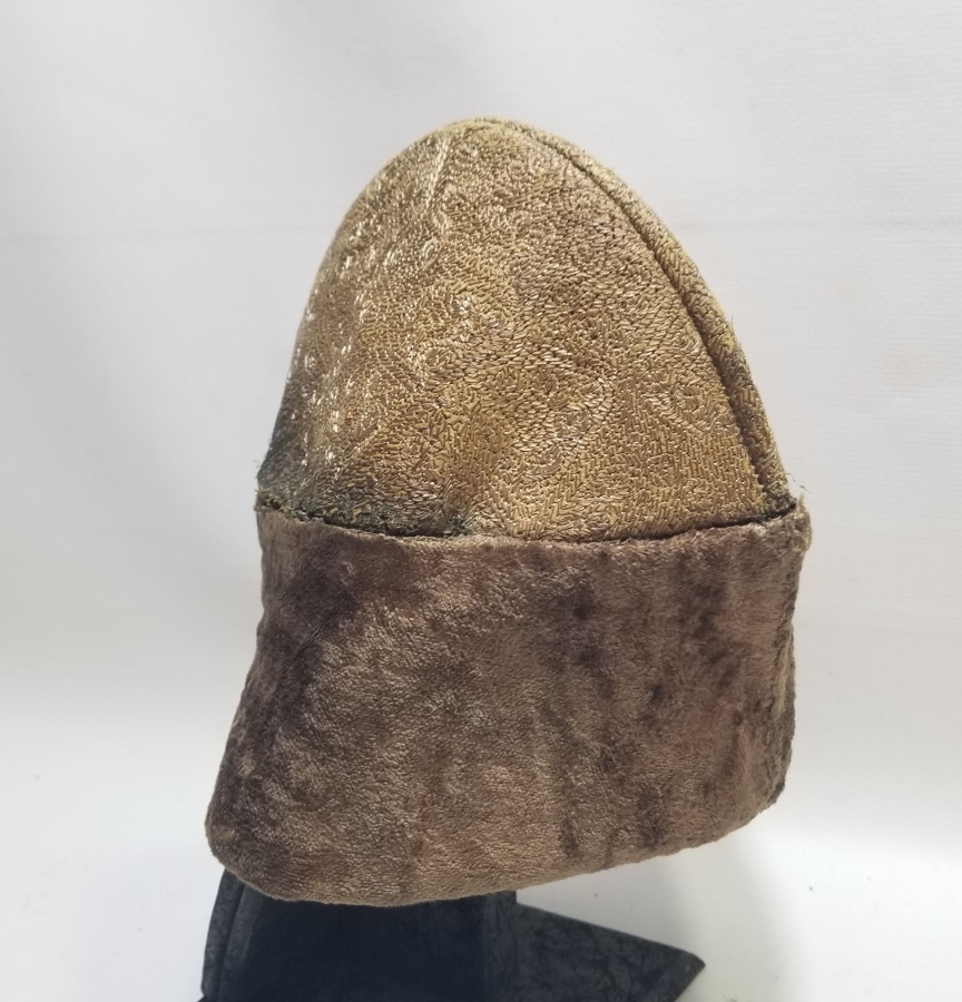 OSMANLI DÖNEMİ GÜMÜŞ SIRMA İŞÇİLİKLİ NADİR ŞEYH KAVUĞU - TAKKESİ