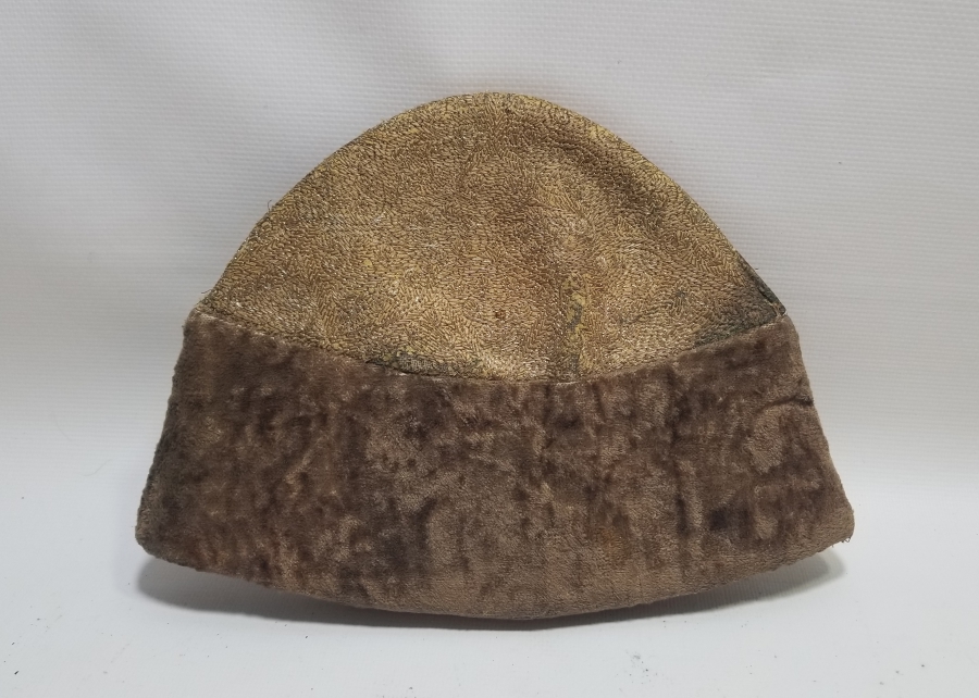 OSMANLI DÖNEMİ GÜMÜŞ SIRMA İŞÇİLİKLİ NADİR ŞEYH KAVUĞU - TAKKESİ